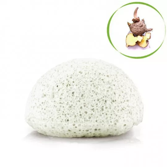 White konjac sponge - plain