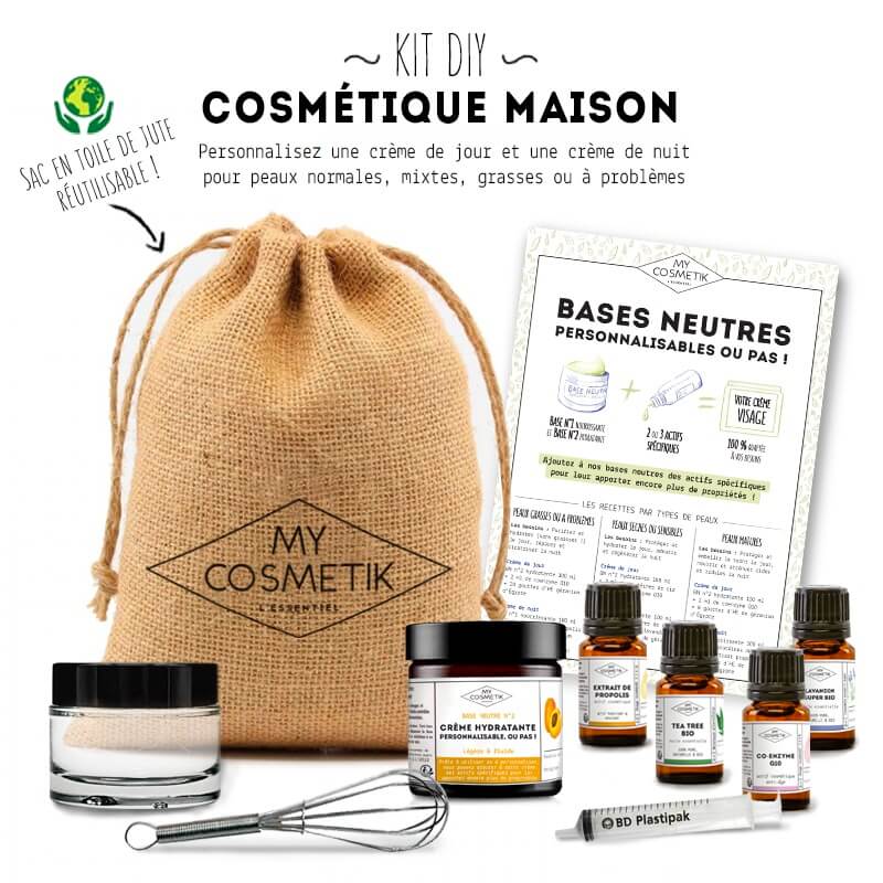 KIT CREME jour &amp; nuit A PERSONNALISER (OU PAS !) pour les peaux normales, mixtes, grasses ou à problèmes