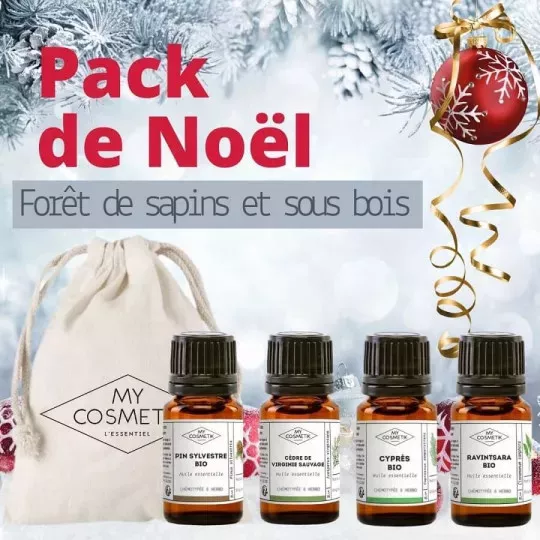 Pack diffusion « esprit de Noël N°2 » : forêt de sapin &amp; sous bois