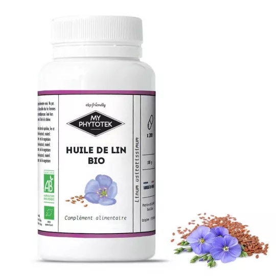 Capsules d'Huile de Lin bio