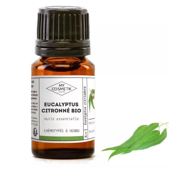 Huile essentielle bio d'eucalyptus citronne