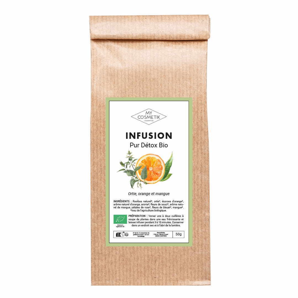 Infusion Pur Détox Bio (Ortie, orange, mangue)